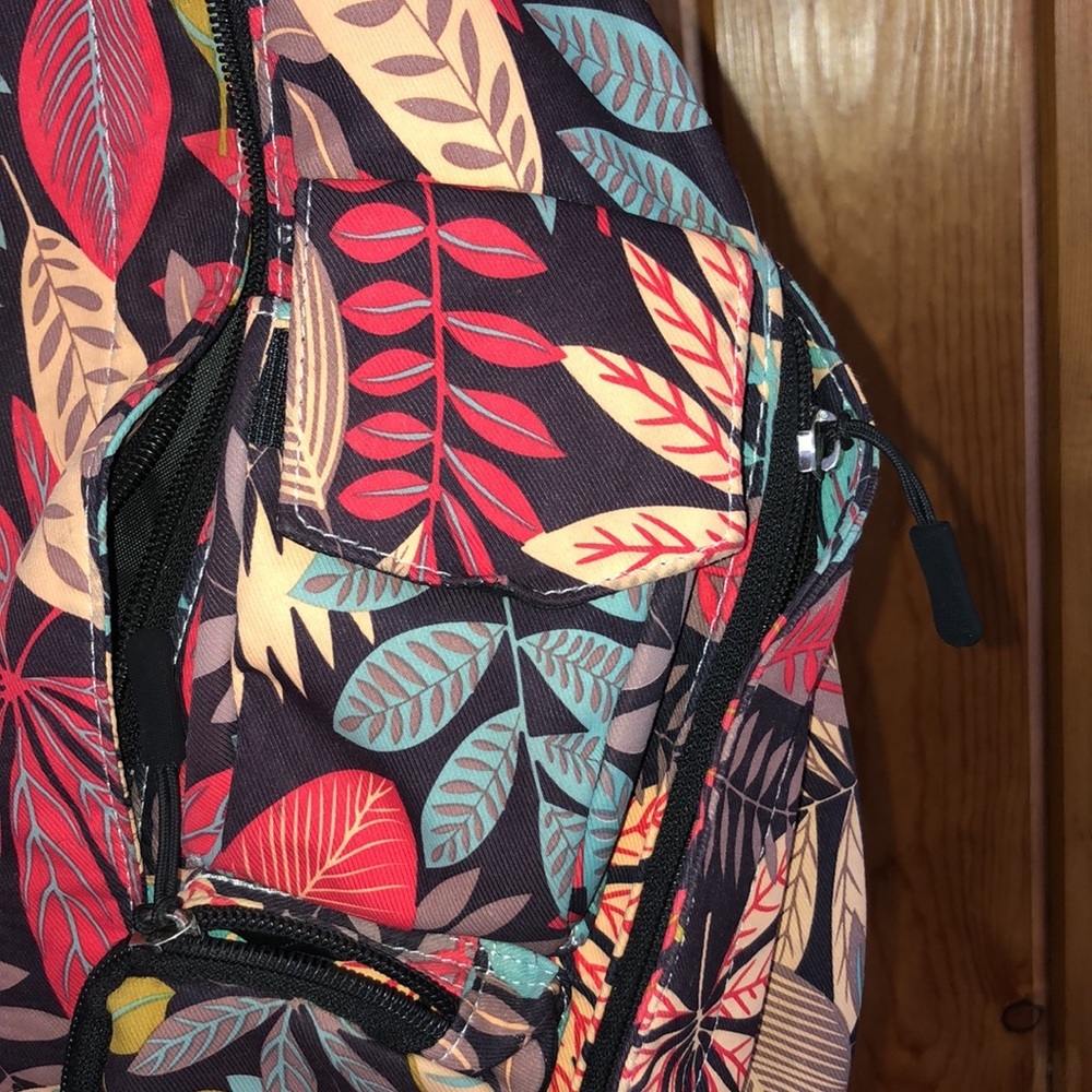 Tropical floral, cross, body bag, travel, bag, small travel bag carry bag purse - Picture 3 of 8
